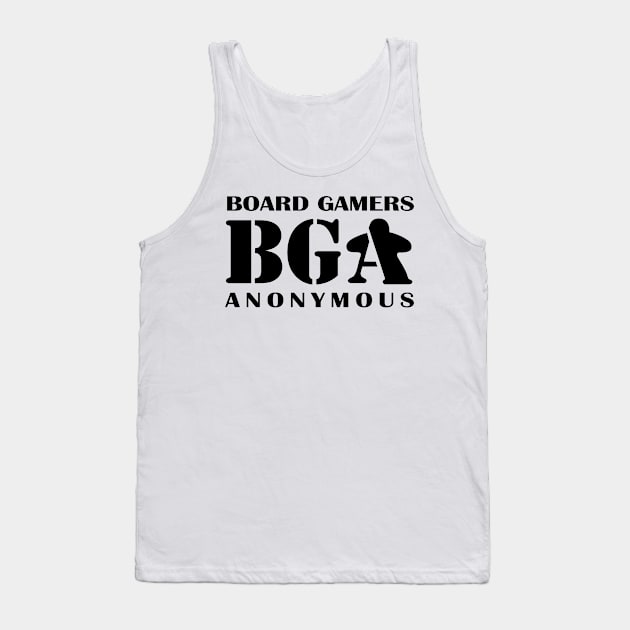 Official Black Board Gamers Anonymous Tank Top by Board Gamers Anonymous